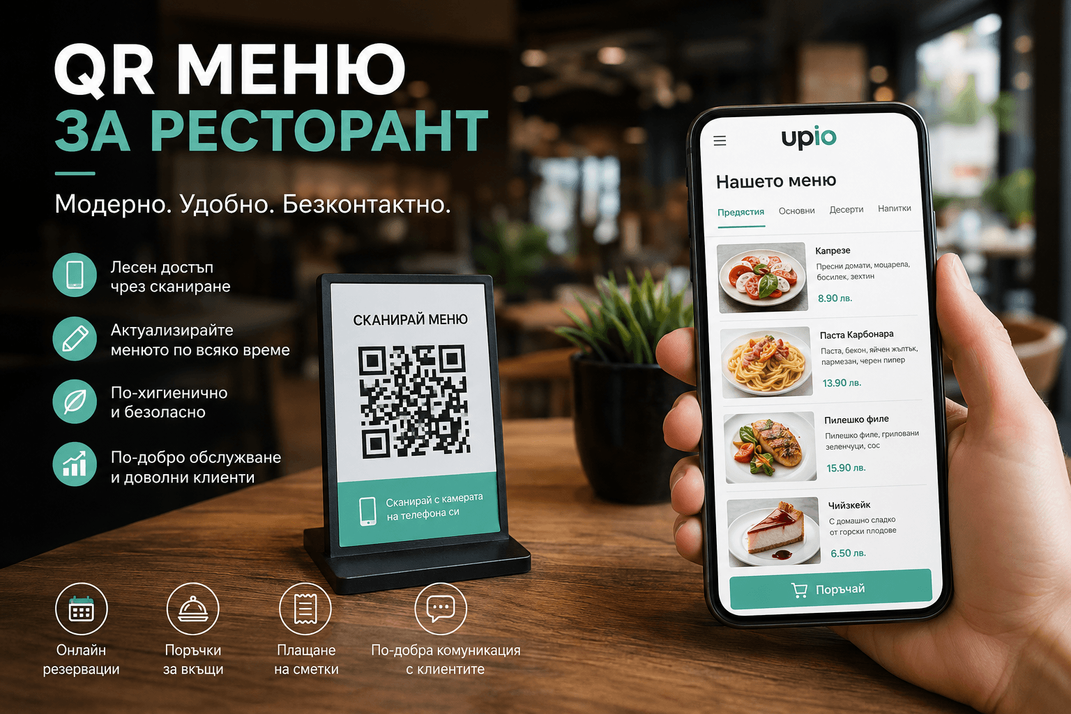 QR меню за ресторант